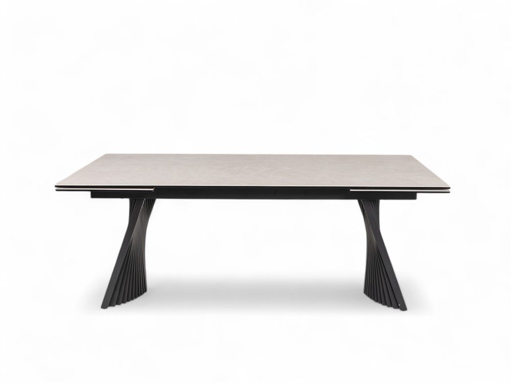 Uitschuifbare eetkamertafel CERATA - Keramiek Trav DEZ-68-000013