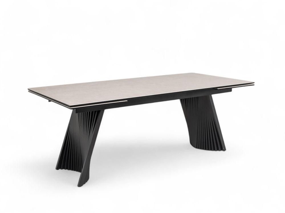 Uitschuifbare eetkamertafel CERATA - Keramiek Trav DEZ-68-000013