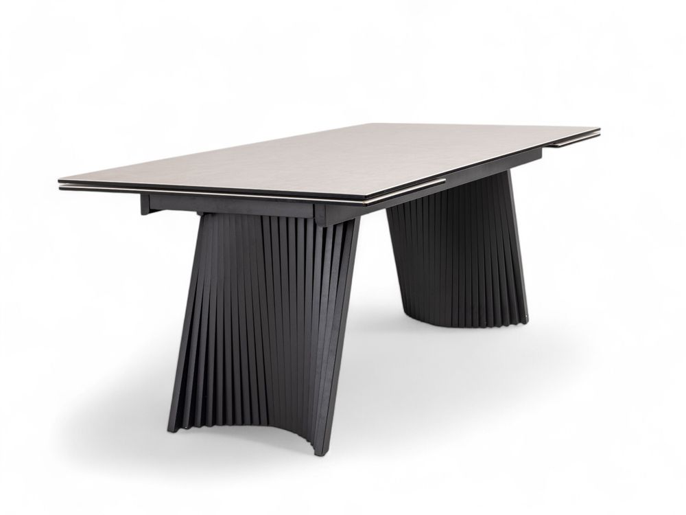 Uitschuifbare eetkamertafel CERATA - Keramiek Trav DEZ-68-000013