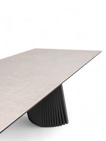 Uitschuifbare eetkamertafel CERATA - Keramiek Trav DEZ-68-000013