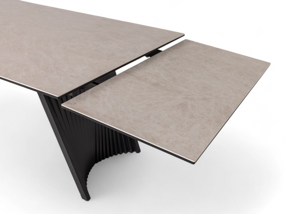 Uitschuifbare eetkamertafel CERATA - Keramiek Trav DEZ-68-000013