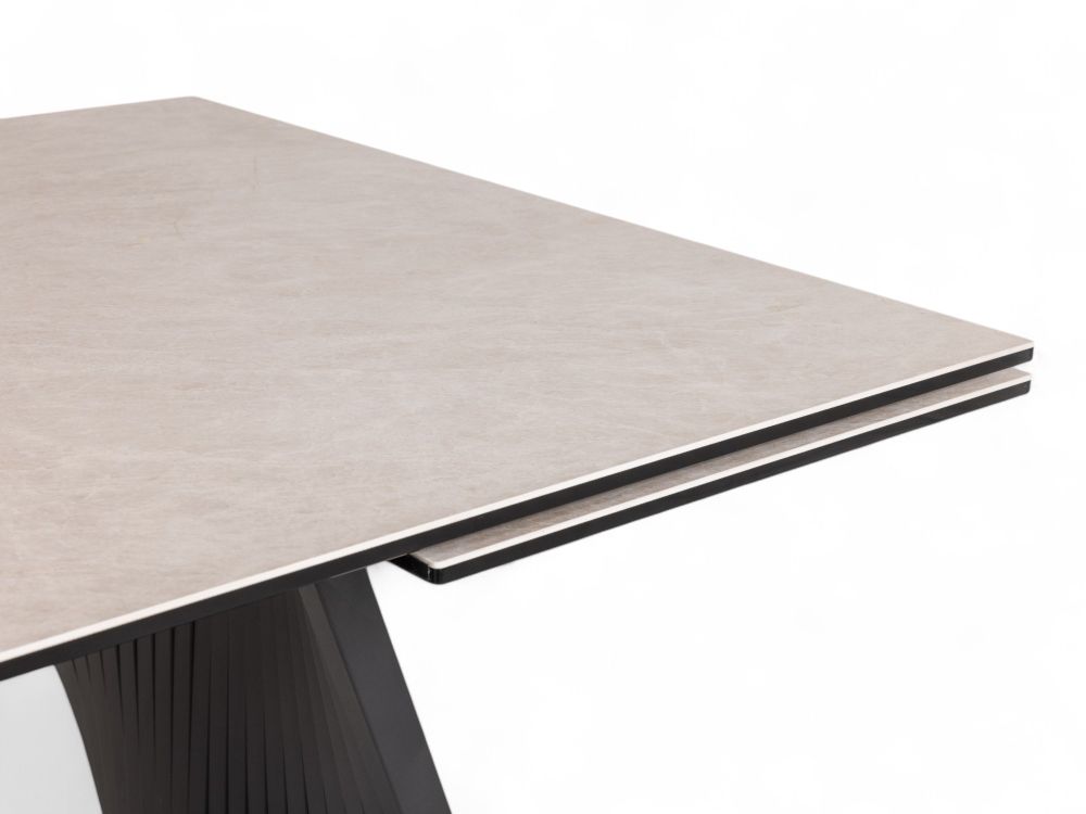 Uitschuifbare eetkamertafel CERATA - Keramiek Trav DEZ-68-000013