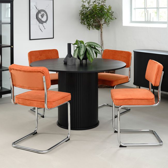 Eetkamerstoel RUPERT - Oranje