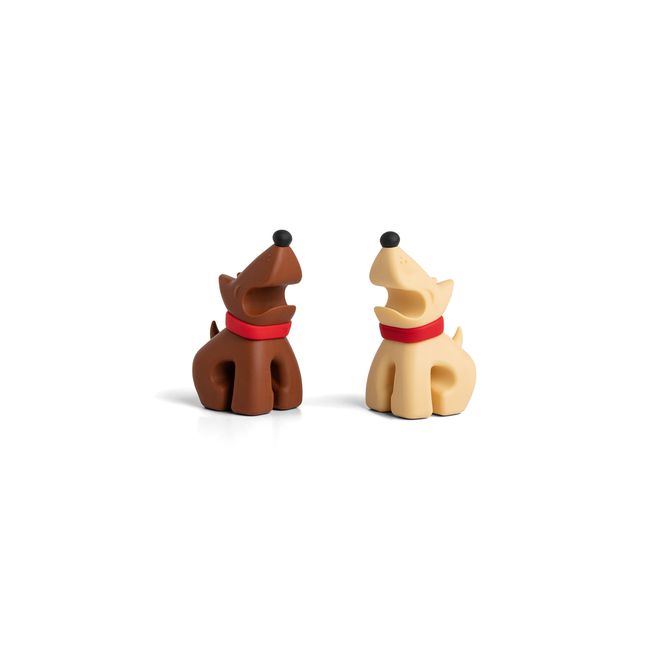Set 2x lepelhouders BEST BUDDIES - Bruin / Beige