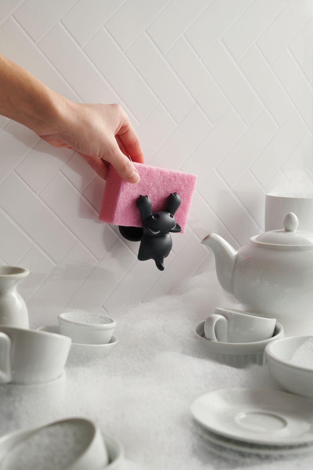 Sponshouder SCRUBBY GRAY - Zwart ABD OT938