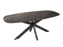 Eetkamertafel SPIDER - Keramiek Zwart ZLS 4560-86