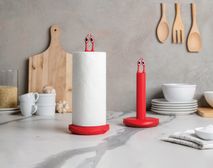 Keukenrolhouder CRAB N'ROLL - Rood ABD OT956