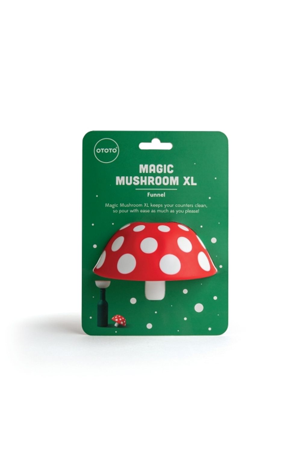Trechter MAGIC MUSHROOM XL - Rood / Wit ABD OT969