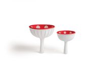 Trechter MAGIC MUSHROOM XL - Rood / Wit ABD OT969