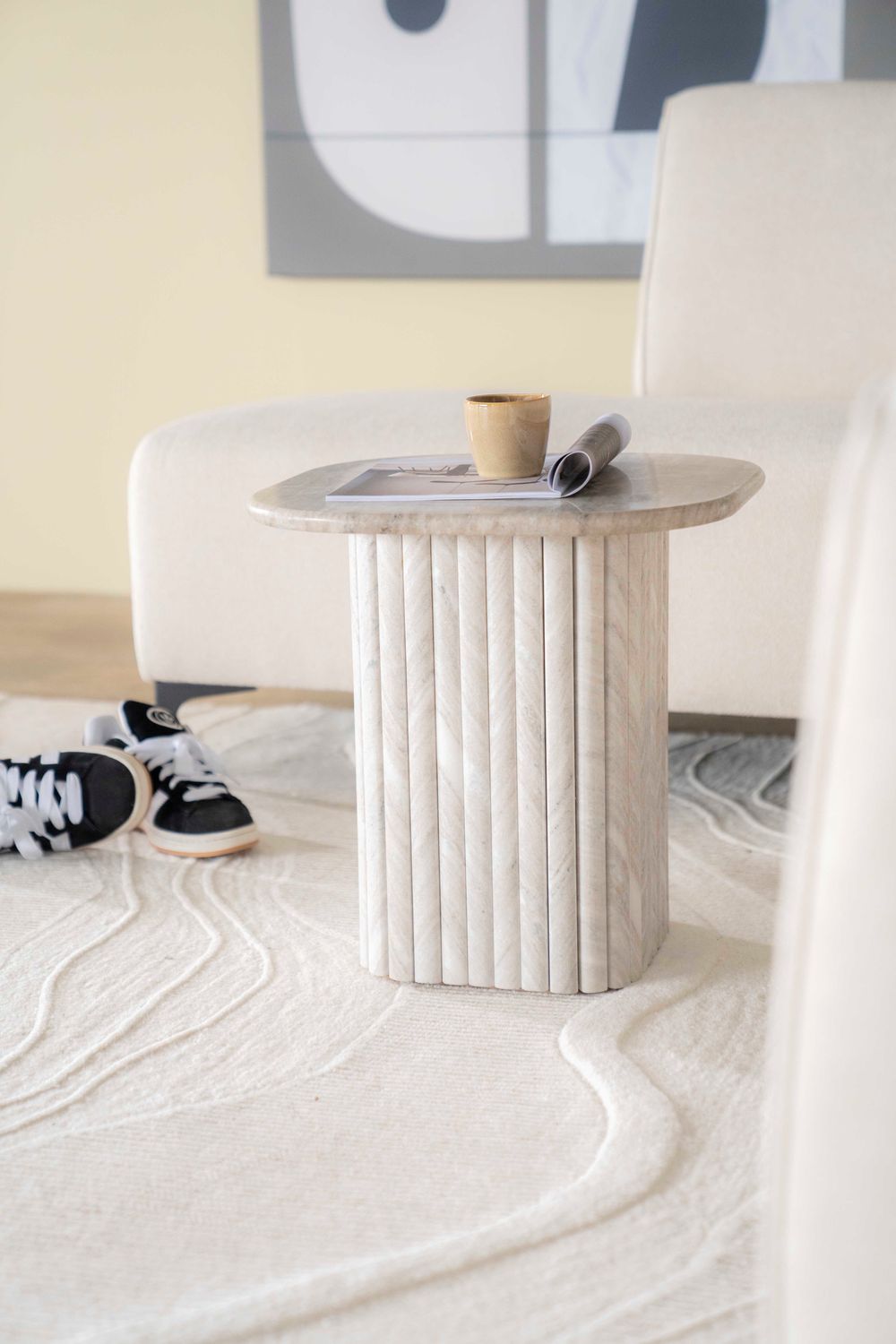 Bijzettafel DORIQUE - Marmer BBO 240209
