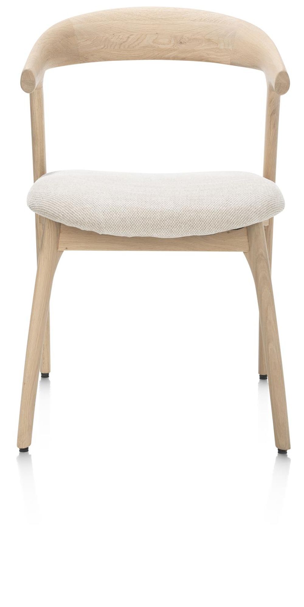 Eetkamerstoel BELLAMI - Massief eikenhout/Wit HEH 48700-CRE