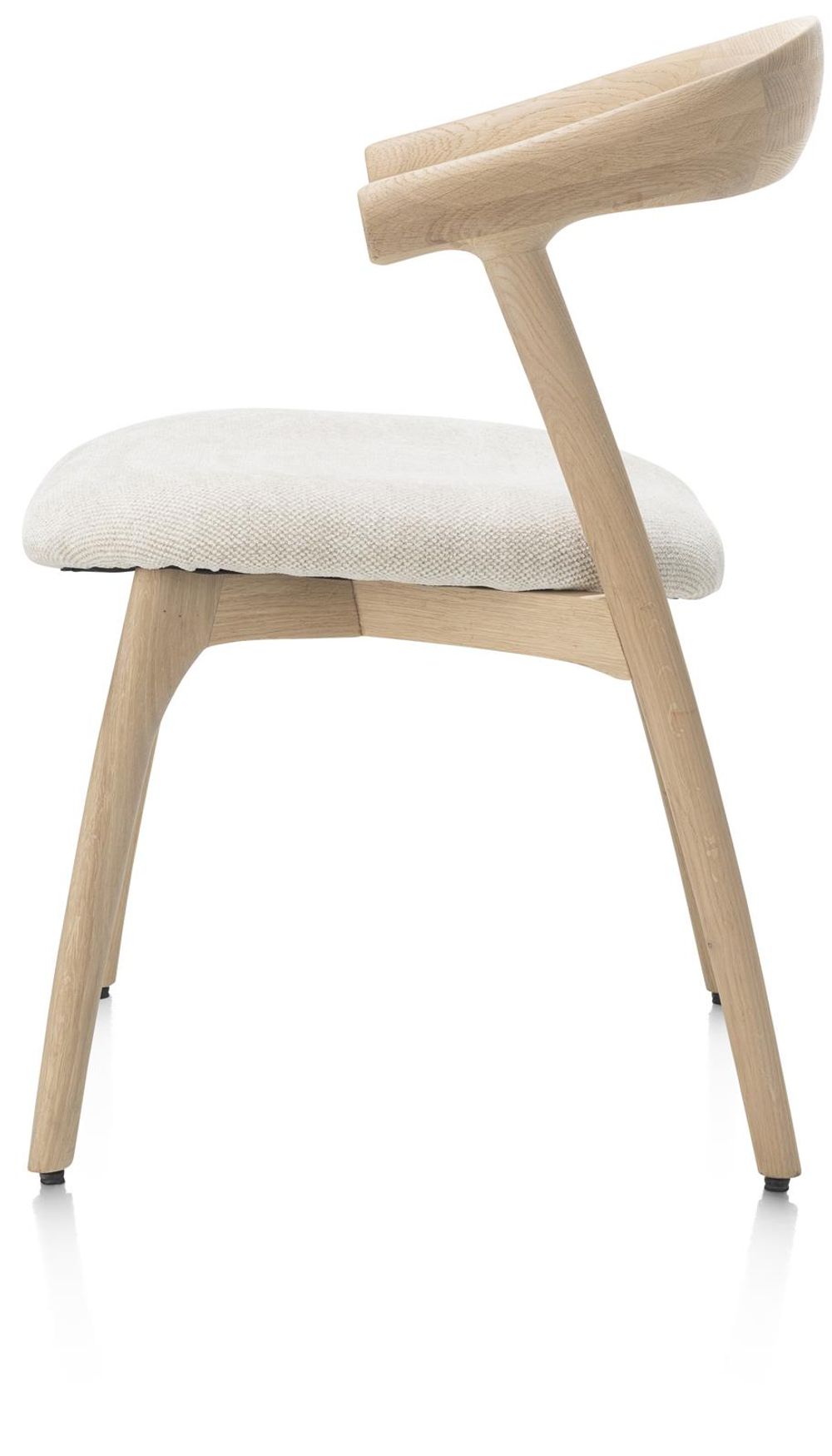 Eetkamerstoel BELLAMI - Massief eikenhout/Wit HEH 48700-CRE