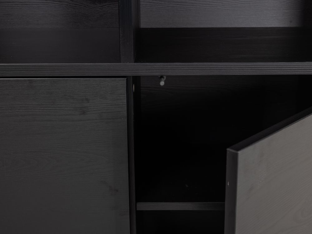 Wandkast BLACKBURN L - Zwart MXF-285-000015