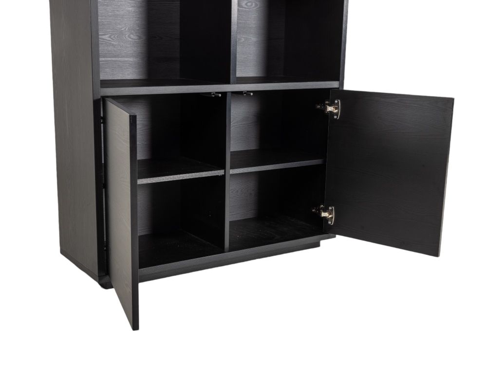 Wandkast BLACKBURN L - Zwart MXF-285-000015