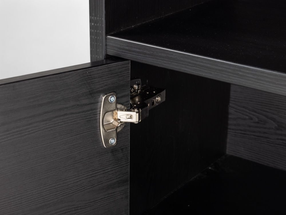 Wandkast BLACKBURN L - Zwart MXF-285-000013