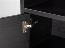 Wandkast BLACKBURN L - Zwart MXF-285-000013