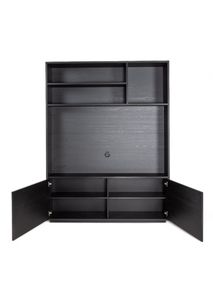 Wandkast BLACKBURN L - Zwart MXF-285-000014
