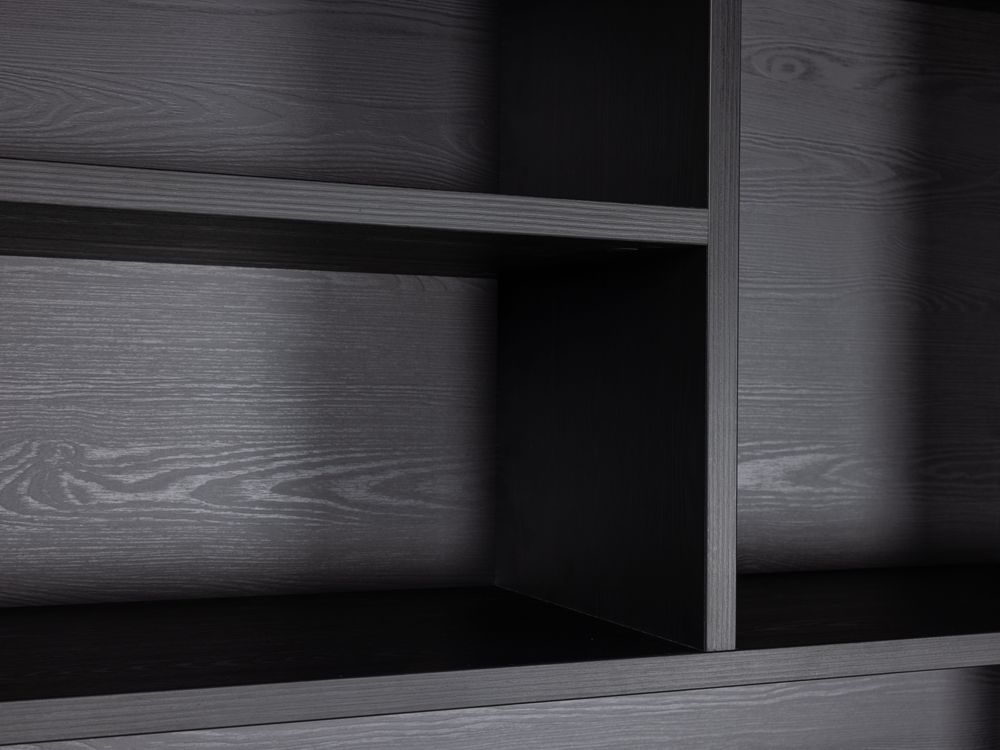 Wandkast BLACKBURN L - Zwart MXF-285-000014