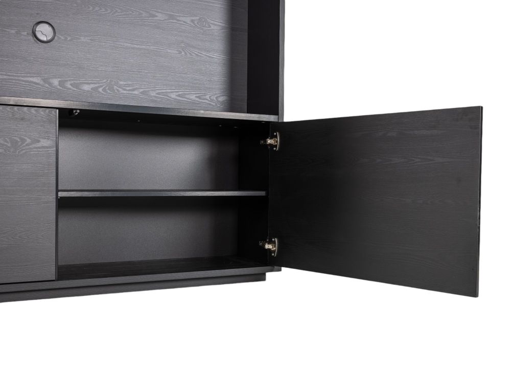 Wandkast BLACKBURN L - Zwart MXF-285-000014