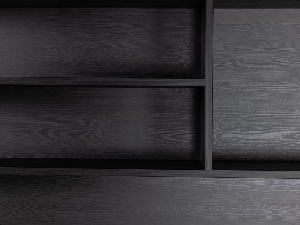 Wandkast BLACKBURN L - Zwart MXF-285-000014