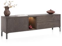 TV-meubel TRENTON - Donker eikenfineer XOO 52282CLA