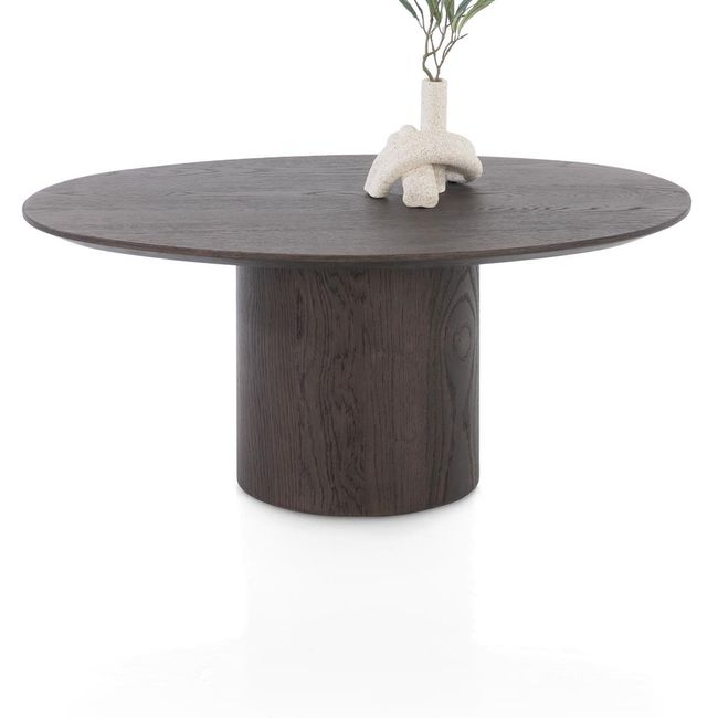 Salontafel TRENTON - Donker eikenfineer