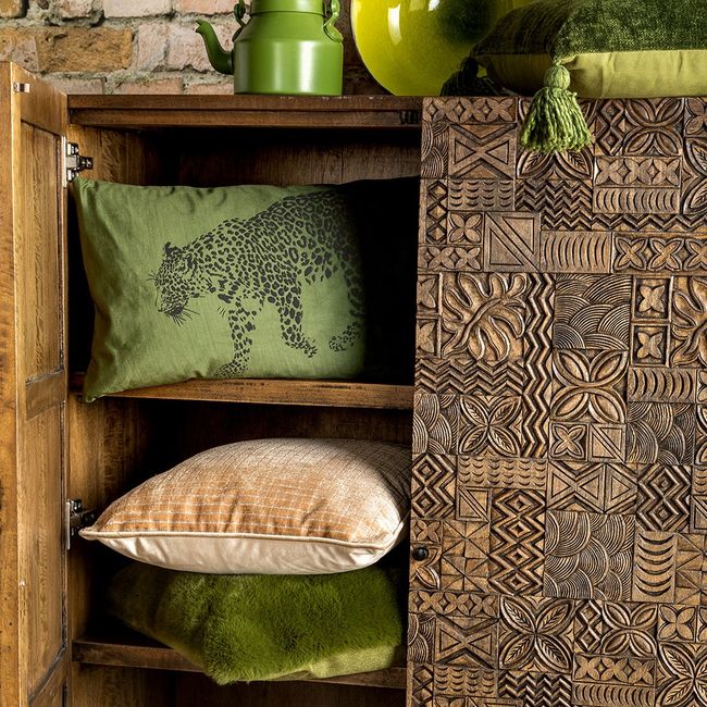 Sierkussen ZAYA 60x60 - Potters Clay