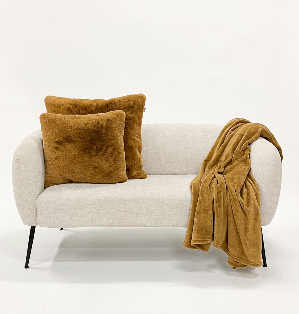 Sierkussen ZAYA 60x60 - Tobacco Brown RGN DDL0222300758