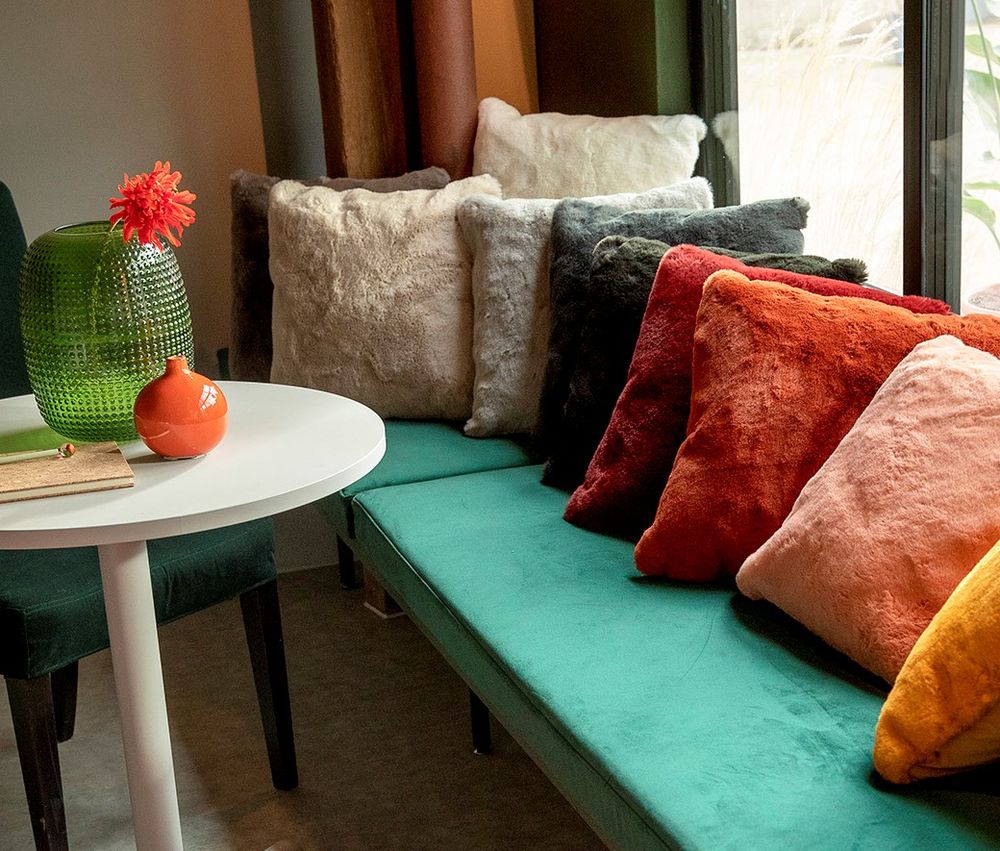 Sierkussen ZAYA 60x60 - Tobacco Brown RGN DDL02223000151