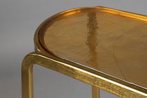 Set van 2 bijzettafels BANDHU - Goud ZVR 2300240