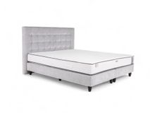 Boxspringset met matras VENUS - Lichtgrijs C-SFD-59-28-BX1820-G250