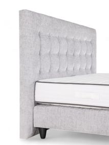 Boxspringset met matras VENUS - Lichtgrijs C-SFD-59-28-BX1820-G250