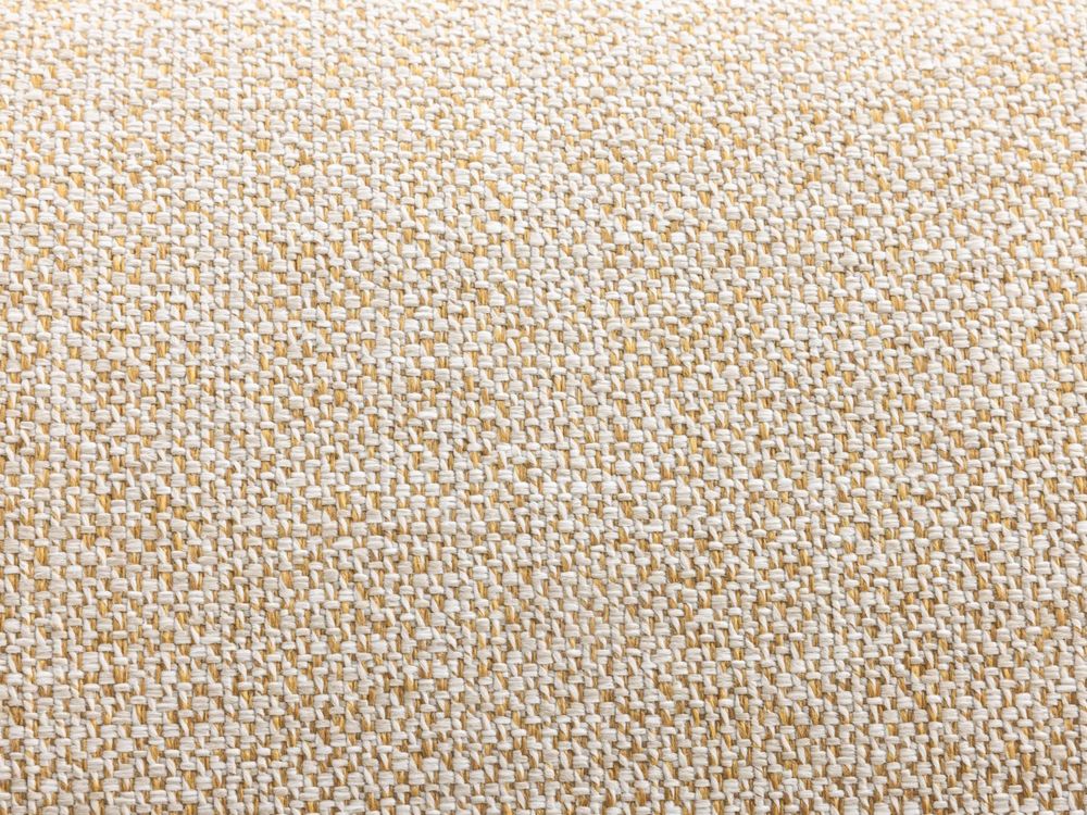 Relaxfauteuil met voetbank GLOBE MIX - Beige leder C-CFM-18-001-MIX