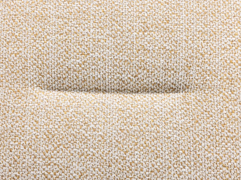 Relaxfauteuil met voetbank GLOBE MIX - Beige leder C-CFM-18-001-MIX