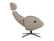 Relaxfauteuil met voetbank GLOBE - Grijs C-CFM-5-001-M1490-63