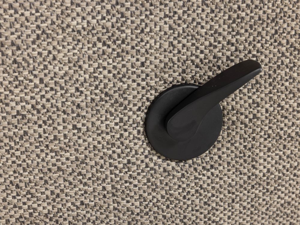 Relaxfauteuil met voetbank GLOBE - Grijs C-CFM-5-001-M1490-63