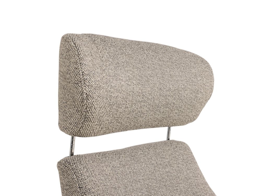 Relaxfauteuil met voetbank GLOBE - Grijs C-CFM-5-001-M1490-63