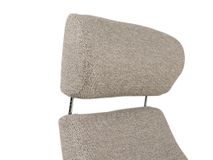 Relaxfauteuil met voetbank GLOBE - Grijs C-CFM-5-001-M1490-63