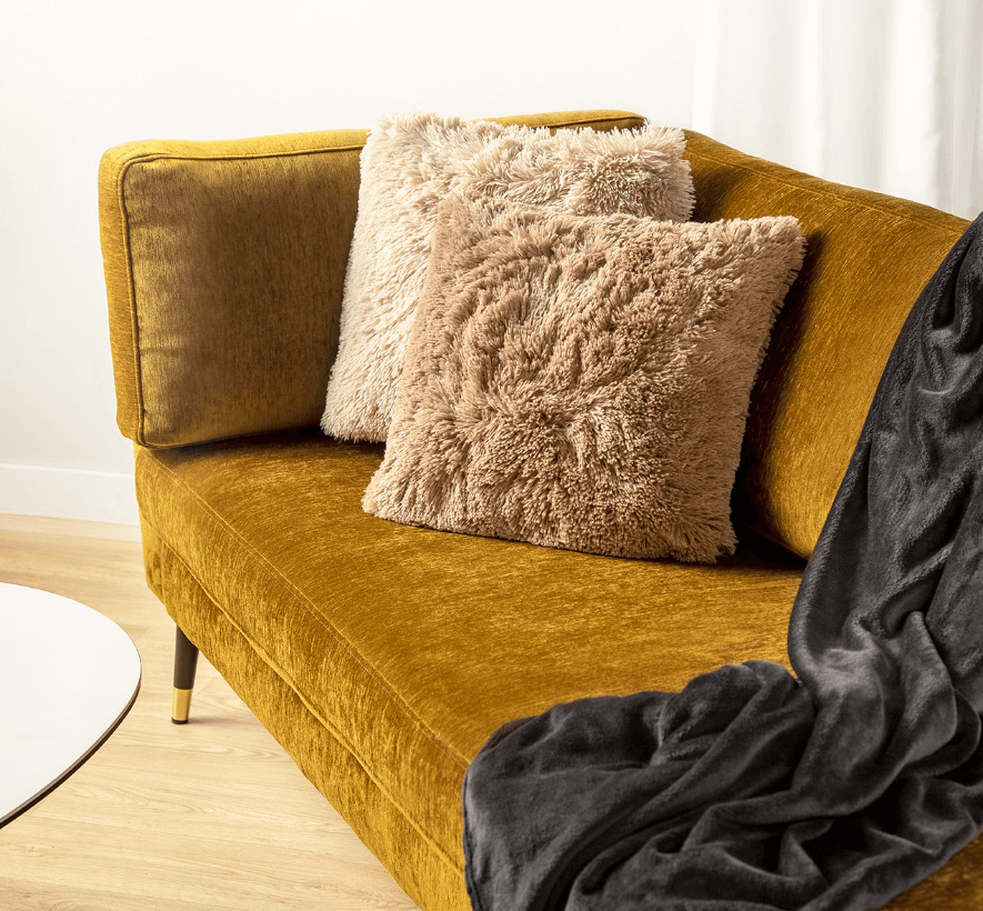 Sierkussen FLUFFY 45x45 - Merlot