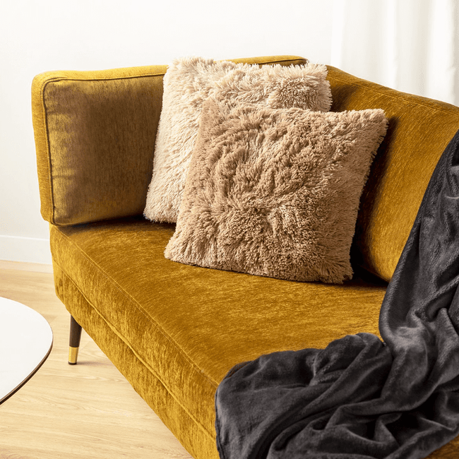 Sierkussen FLUFFY 45x45 - Merlot