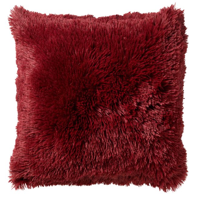 Sierkussen FLUFFY 45x45 - Merlot