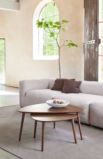 Set van 2 salontafels ADDA - Smoked Oak UNI-4-001-SMO