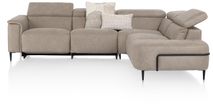Hoekzetel met elektr. relax DOLCEDO - Beige HEH-370-HKTZ-ORB