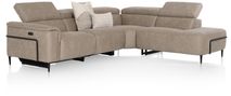 Hoekzetel met elektr. relax DOLCEDO - Beige HEH-370-HKTZ-ORB