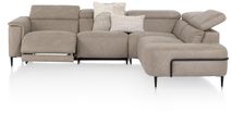 Hoekzetel met elektr. relax DOLCEDO - Beige HEH-370-HKTZ-ORB