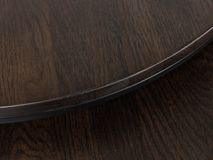 Set van 2 ronde salontafels GLASGOW - Smoked Oak FDF-18-000087