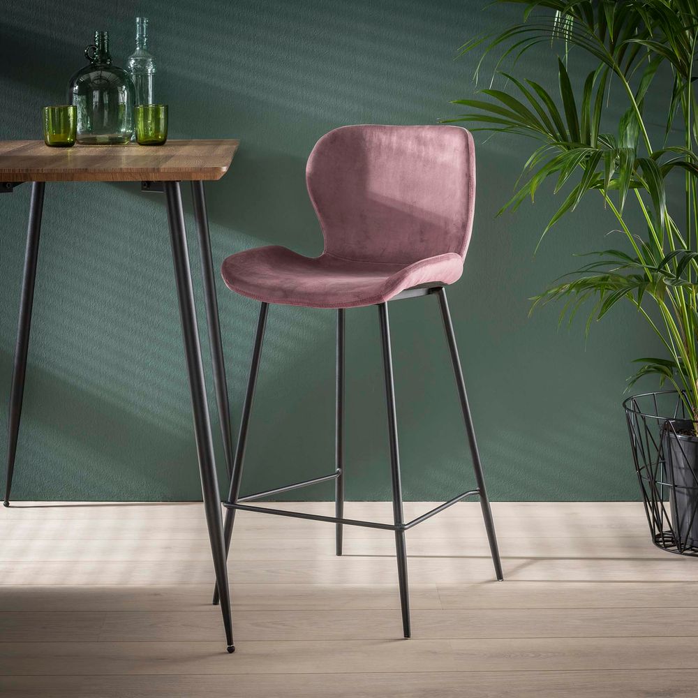 Barstoel VIVA - Roos Velvet ZLS 3739R
