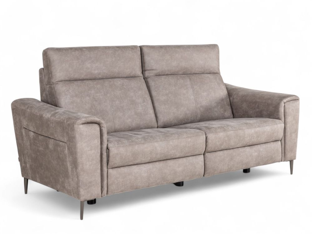 3-zit met 2 elektr. relaxen NEPAL - Bruin MED-22-000054-Z-B84