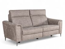 3-zit met 2 elektr. relaxen NEPAL - Bruin MED-22-000054-Z-B84