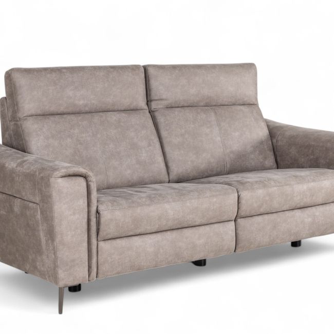 3-zit met 2 elektr. relaxen NEPAL - Bruin